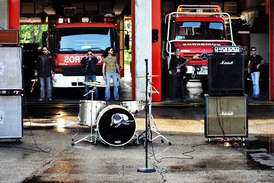 Foto: Durante la grabación del videoclip