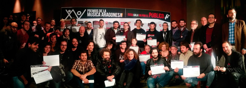 Foto de los nominados hoy en Zaragoza Foto de los nominados hoy en Zaragoza