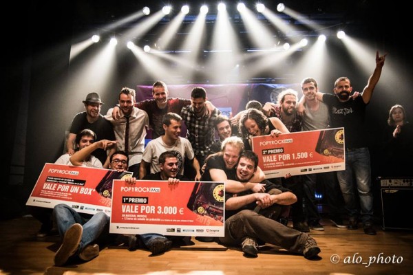 Grupos ganadores del Popyrock iMas 2015. Por: Alo_Photo.