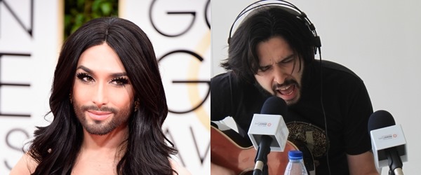 Alejandro Castro cuando le roba los vestidos a su novia y se presenta a Eurovisión con ellos se hace llamar Conchita Wurst
