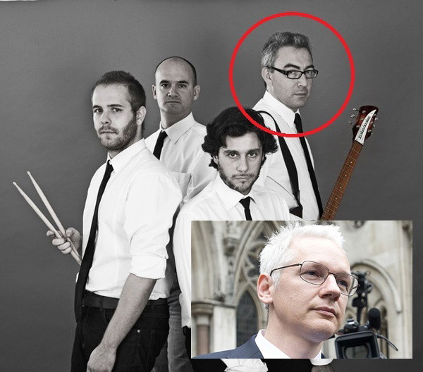 Fernando Rickenbacker de Los Modos es en realidad Julian Assange, fundador de WikiLeaks