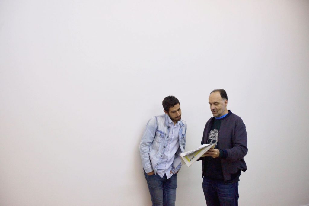 Luis Lles y Luis Costa. Foto, Miguel García