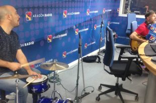 Ricochefo durante la sección Aragón Musical 'En Vivo' de Aragón Radio