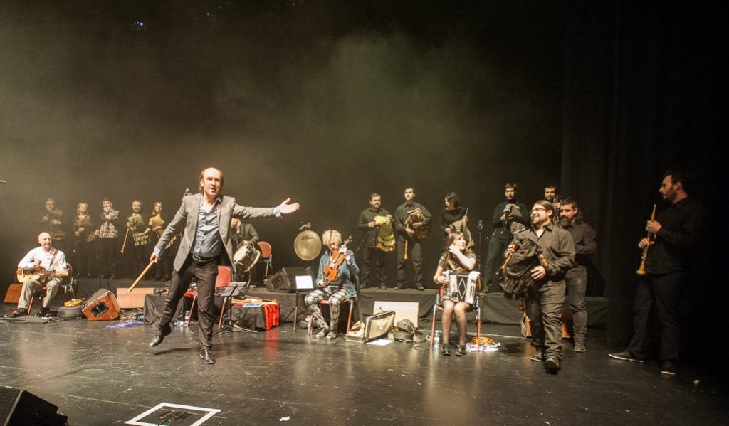 Carlos Núñez en el Teatro de las Esquinas el 29 de diciembre de 2017 Por Ángel Burbano