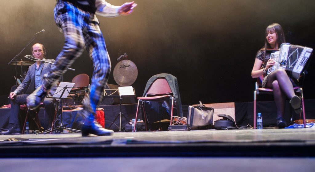 Carlos Núñez en el Teatro de las Esquinas el 29 de diciembre de 2017 Por Ángel Burbano