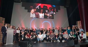 Foto de familia, de los XIX Premios de la Música Aragonesa. Foto, Ángel Burbano