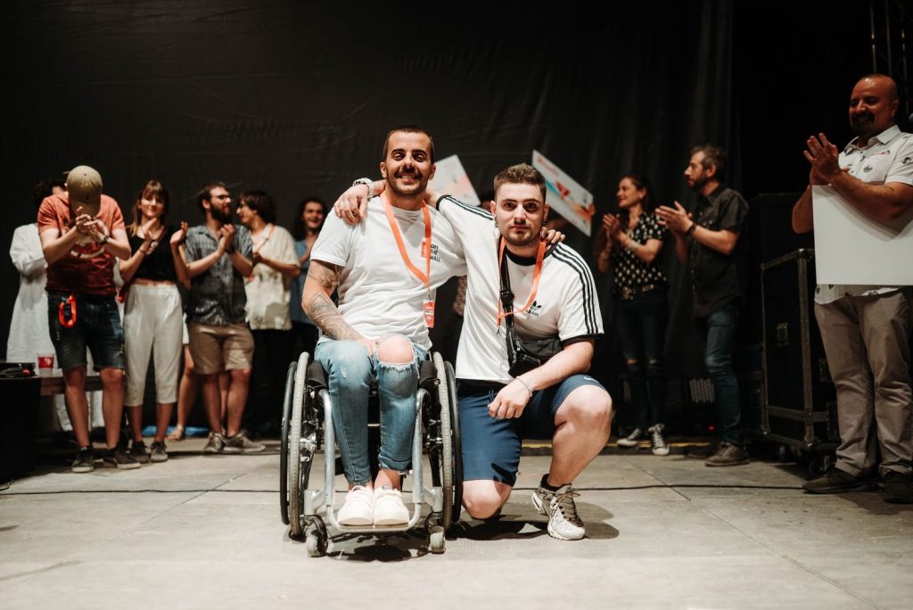 Eddy Charlez y 3scolan. Ganadores del AmbarZMusic 2018. Foto, Ana Escario / Aragón Musical