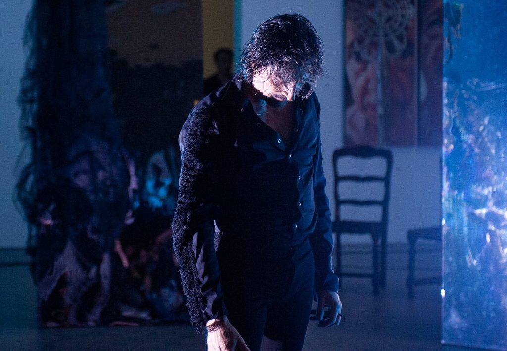 Miguel Ángel Berna el 1 de junio de 2018, en el IAAC Pablo Serrano. Por Ángel Burbano