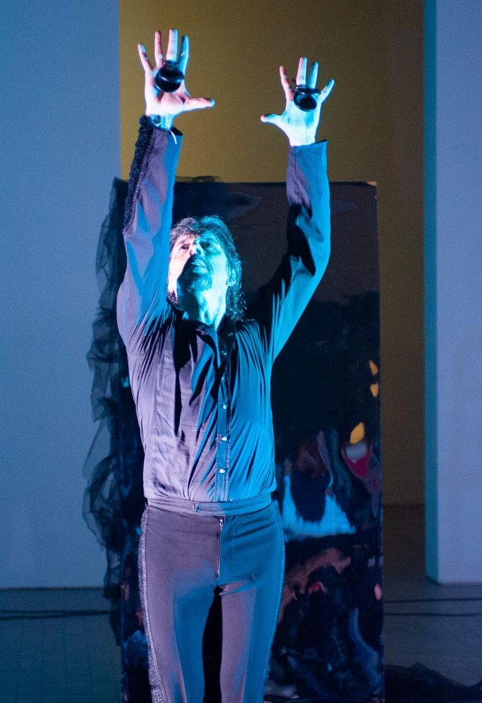 Miguel Ángel Berna el 1 de junio de 2018, en el IAAC Pablo Serrano. Por Ángel Burbano