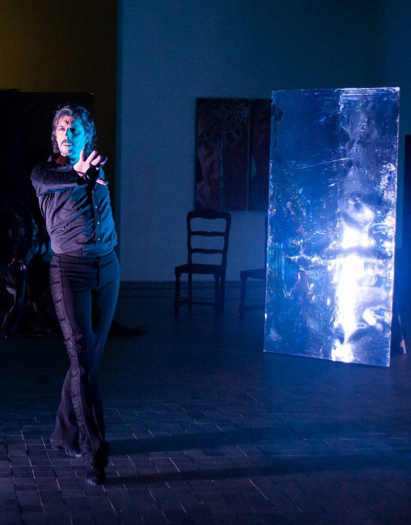 Miguel Ángel Berna el 1 de junio de 2018, en el IAAC Pablo Serrano. Por Ángel Burbano