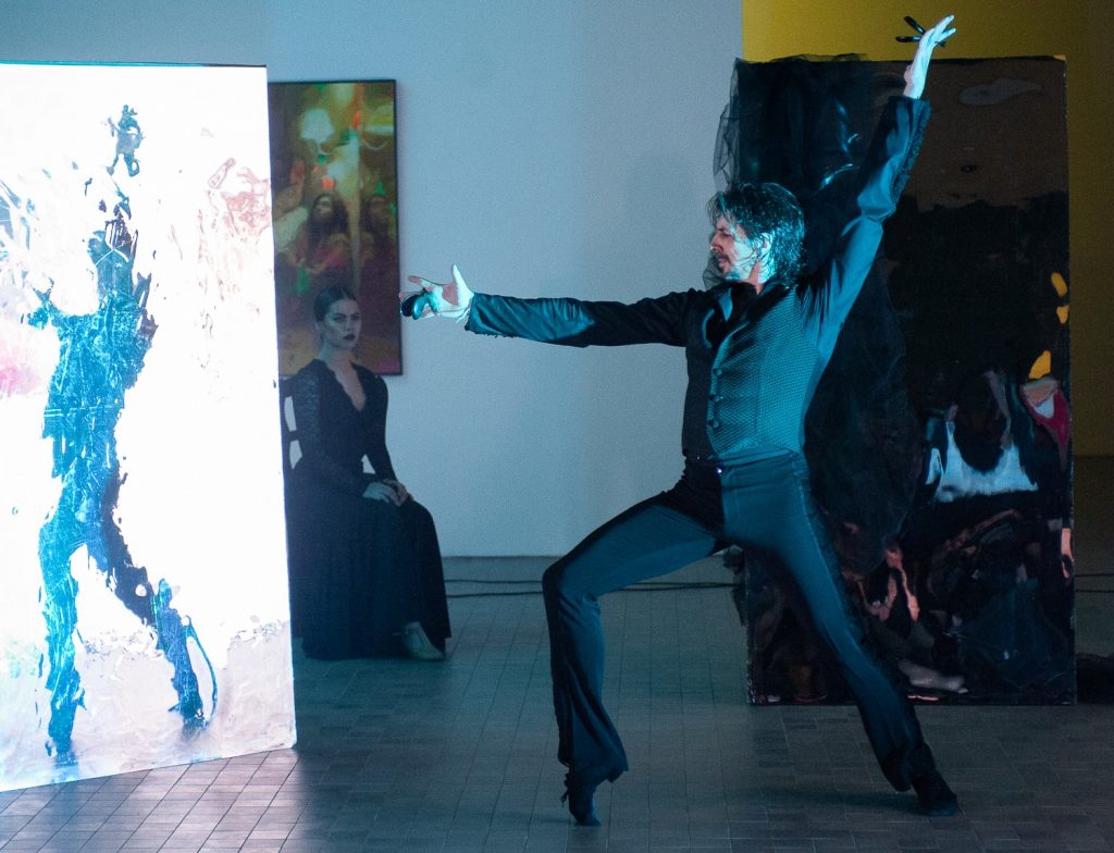 Miguel Ángel Berna el 1 de junio de 2018, en el IAAC Pablo Serrano. Por Ángel Burbano