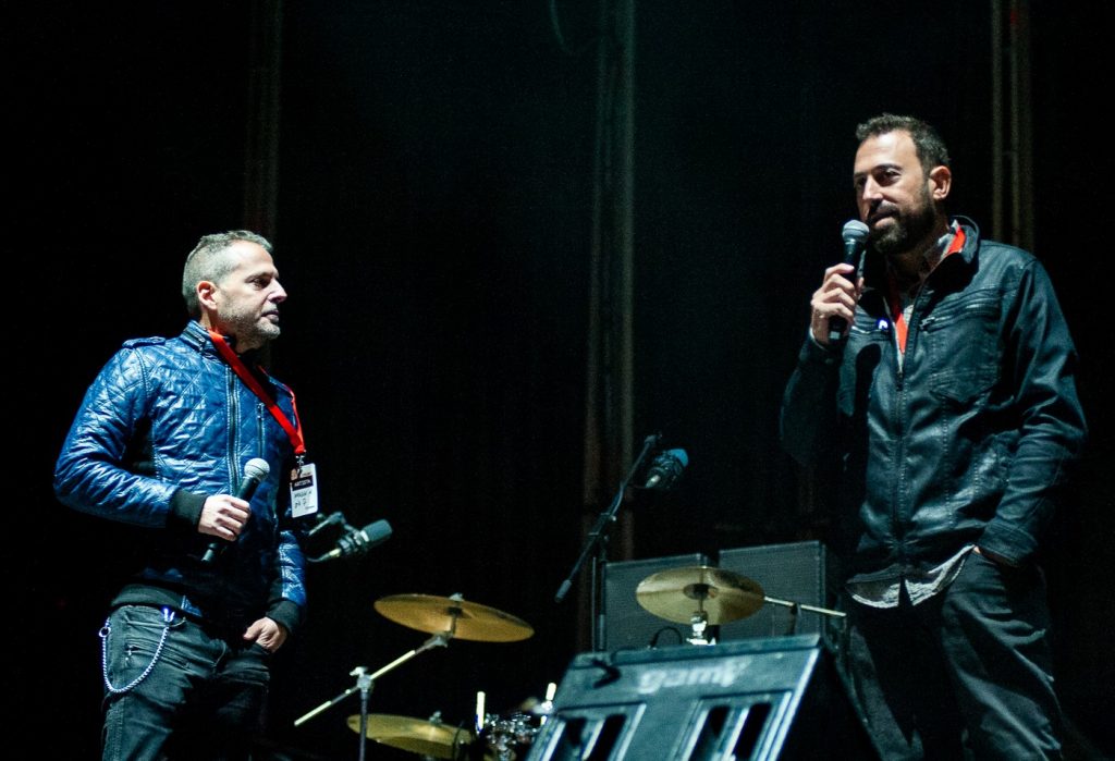 Sergio Falces y David Chapín el 7 de octubre de 2018. Foto, Ángel Burbano