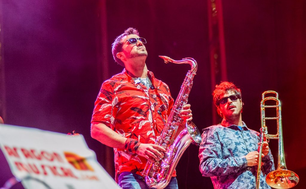 The Magnetophones el 7 de octubre de 2018. Foto, Ángel Burbano