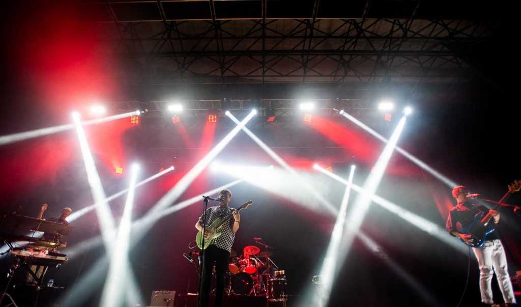 Django Django el 29 de septiembre de 2018 en el FIZ Sala Multiusos. Fotos, Ángel Burbano