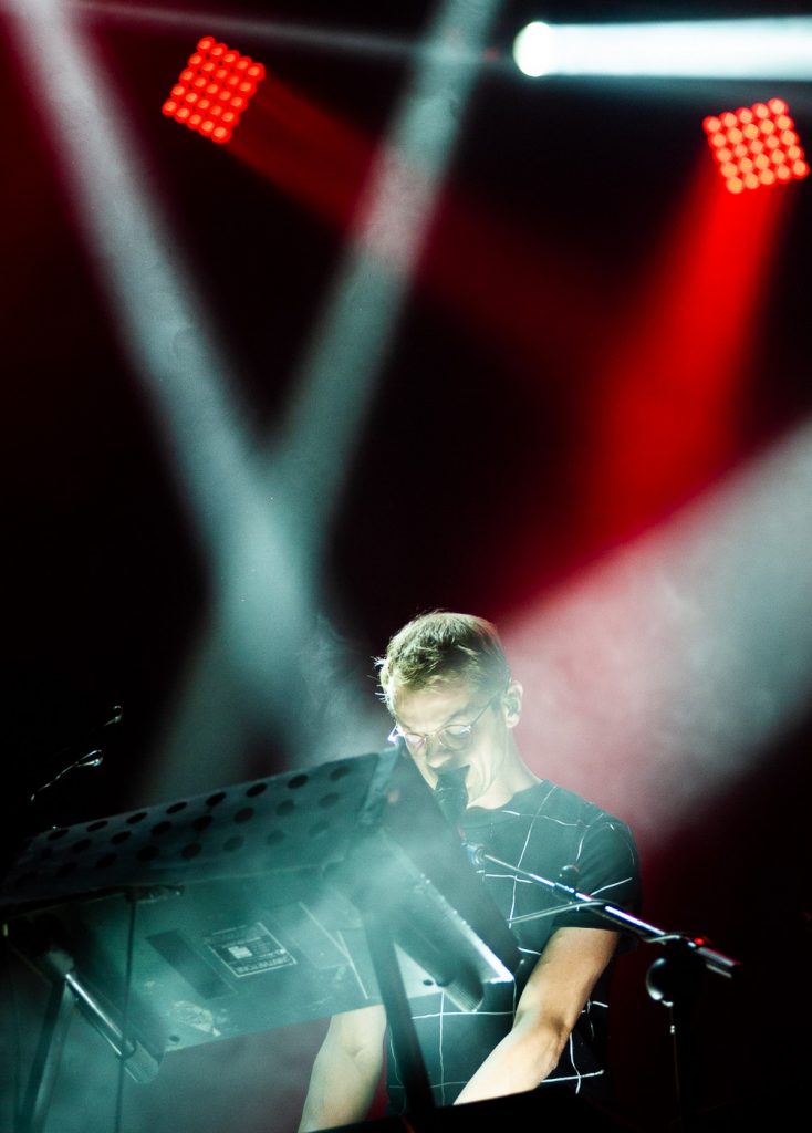Django Django el 29 de septiembre de 2018 en el FIZ Sala Multiusos. Fotos, Ángel Burbano