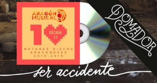 El disco 'Ser Accidente' de Domador es el más votado a día de hoy en la lista de Los 19 Discos de 2010 a 2019
