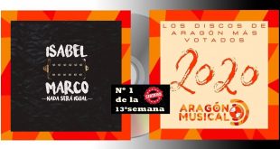Isabel Marco es Nº1 de los discos aragoneses de 2020 en la 13ª semana