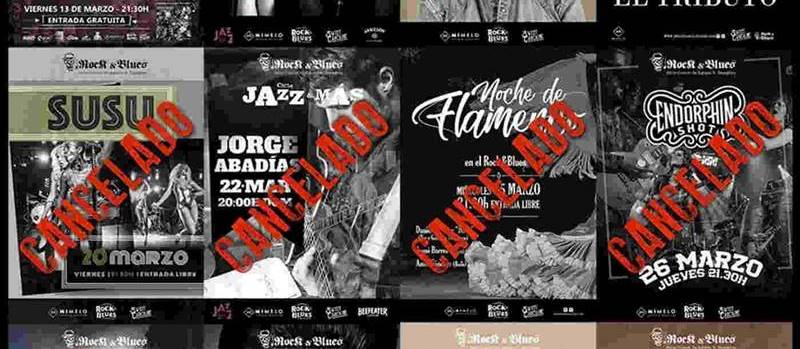 Programación aplazada del Rock & Blues de Zaragoza