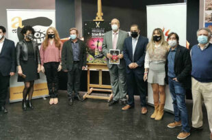 Durante la primera presentación de los 10º Premios Simón del cine aragonés que serán en Andorra (Teruel)