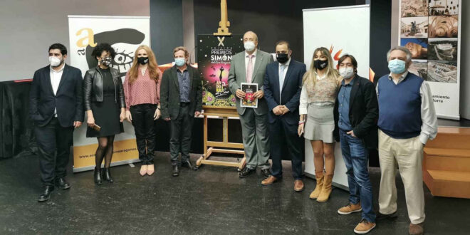 Durante la primera presentación de los 10º Premios Simón del cine aragonés que serán en Andorra (Teruel)