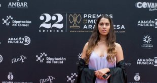 Anaju en los 22º Premios de la Música Aragonesa. Foto de Ángel Burbano.