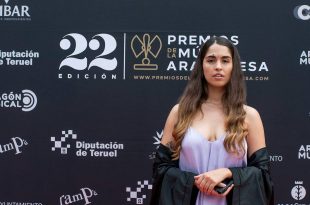 Anaju en los 22º Premios de la Música Aragonesa. Foto de Ángel Burbano.