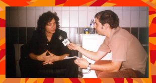 Bunbury en una foto real del relato de 'Historietas del Aragón Musical'