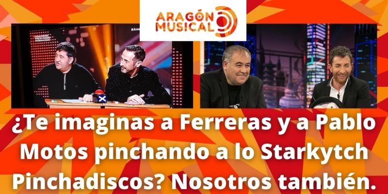 Si hemos visto a Starkytch Pinchadiscos presentando un programa de tele ¿por qué no ver a Ferreras y a Pablo Motos pinchando sobre un escenario?