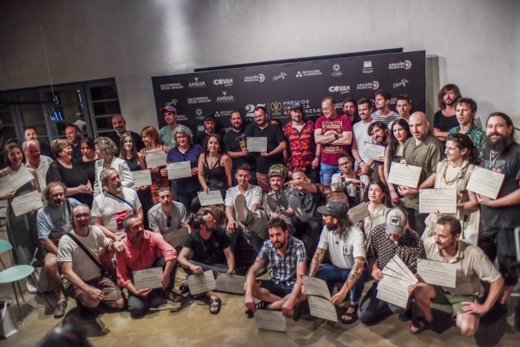 Nominados en los 23 Premios de la Música Aragonesa. Foto, Ángel Burbano.