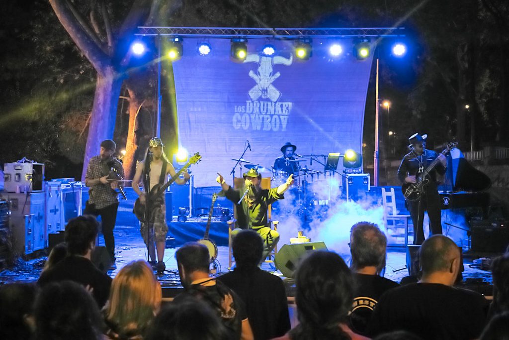 Los Drunken Cowboys. Parque Bruil, Zaragoza 12/10/22. Por Luis Lorente