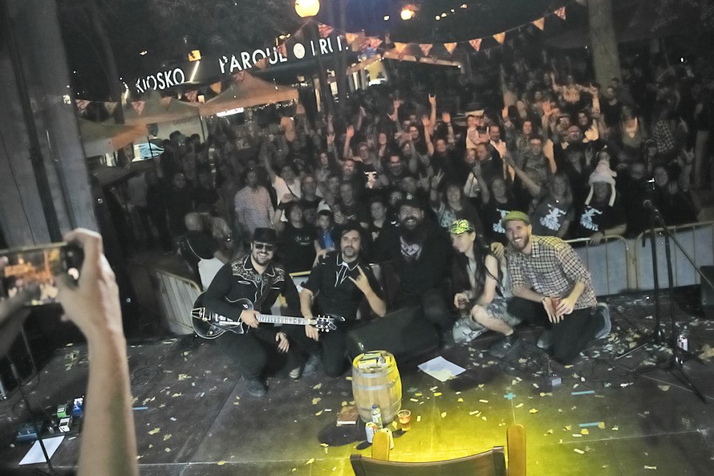 Los Drunken Cowboys. Parque Bruil, Zaragoza 12/10/22. Por Luis Lorente