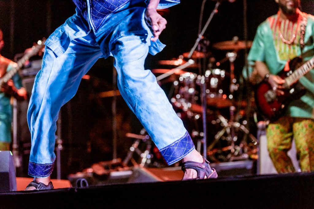 Femi Kuti en Estación del Norte de Zaragoza, 9/10/22. Foto, Jaime Oriz