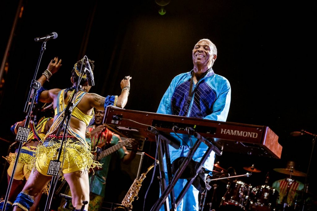 Femi Kuti en Estación del Norte de Zaragoza, 9/10/22. Foto, Jaime Oriz