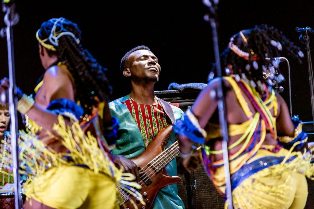 Femi Kuti en Estación del Norte de Zaragoza, 9/10/22. Foto, Jaime Oriz