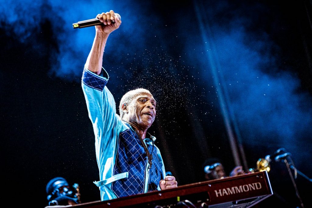 Femi Kuti en Estación del Norte de Zaragoza, 9/10/22. Foto, Jaime Oriz
