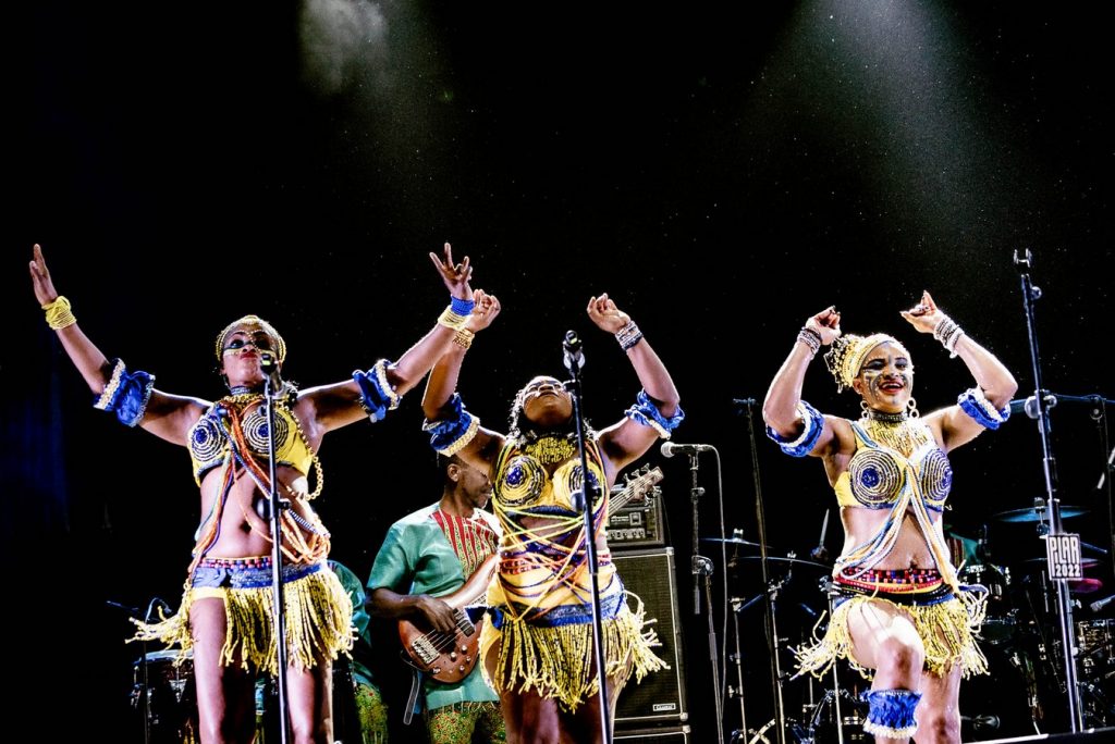 Femi Kuti en Estación del Norte de Zaragoza, 9/10/22. Foto, Jaime Oriz