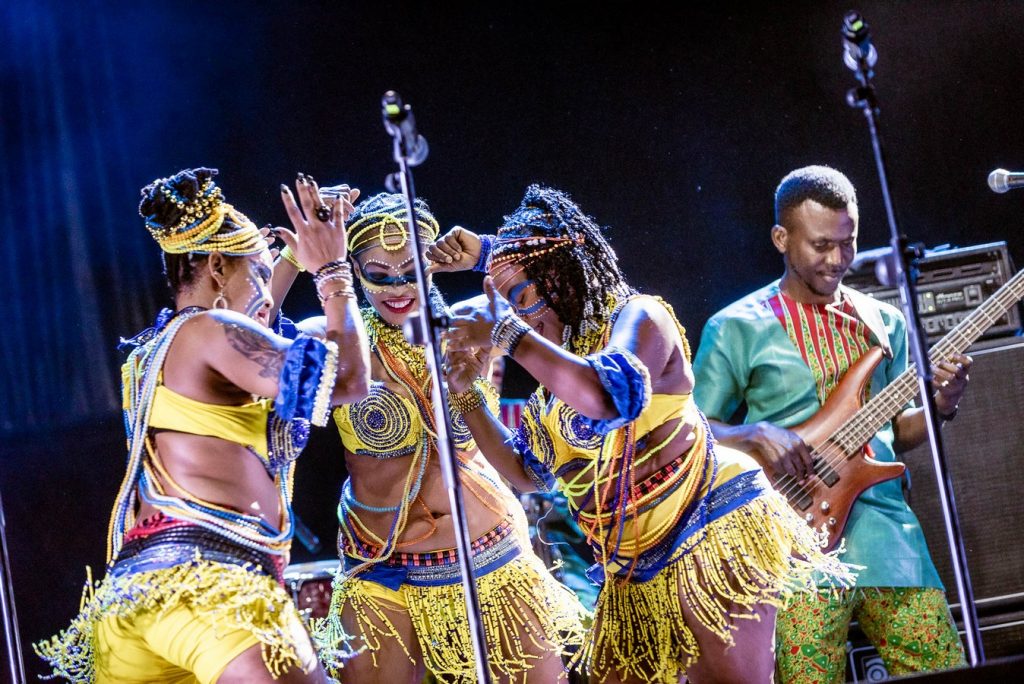Femi Kuti en Estación del Norte de Zaragoza, 9/10/22. Foto, Jaime Oriz