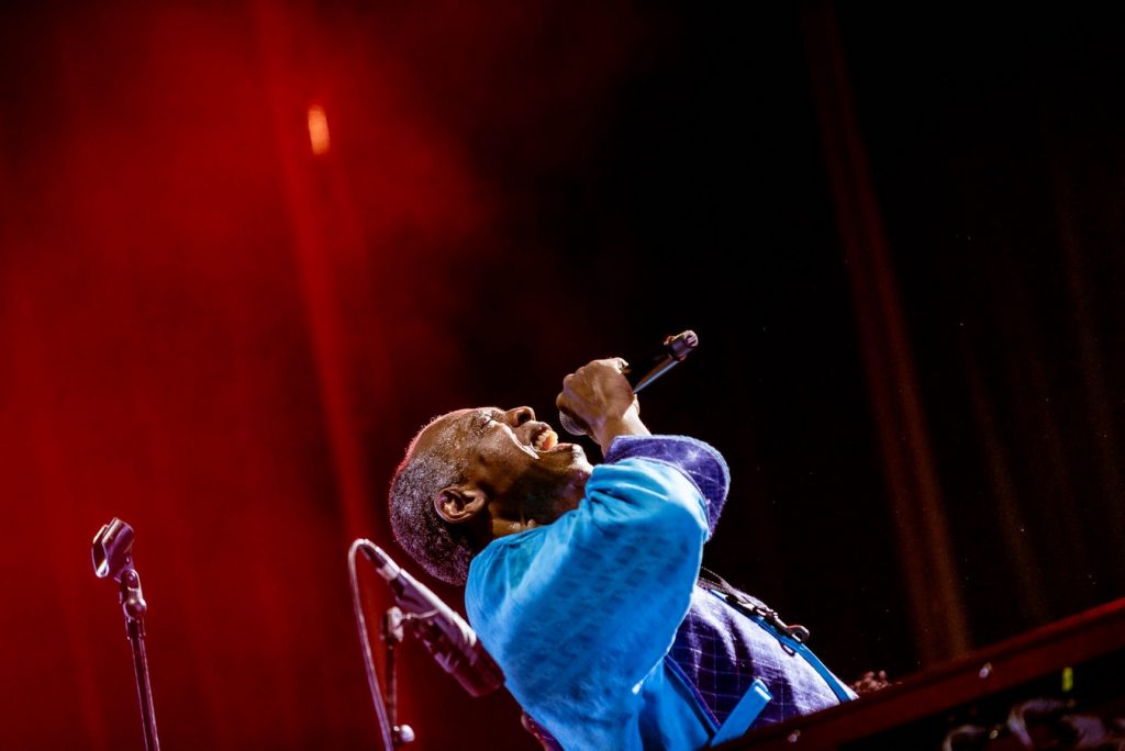 Femi Kuti en Estación del Norte de Zaragoza, 9/10/22. Foto, Jaime Oriz