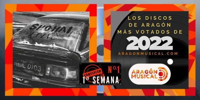 'Polvo' de Sho-Hai, primer número 1 de los Discos Aragoneses de 2022 de Aragón Musical