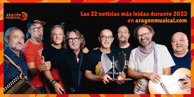 Ixo Rai! tras recoger el Premio Especial al Compromiso en los 23º Premios de la Música Aragonesa. Por Jal Lux.