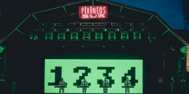 Kraftwerk. Pirineos Sur 2023. Foto, Jaime Oriz