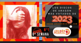 Portada del listado de discos aragoneses favoritos de 2023 en la sexta semana de votaciones.