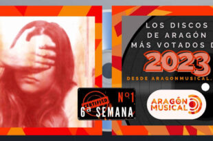 Portada del listado de discos aragoneses favoritos de 2023 en la sexta semana de votaciones.