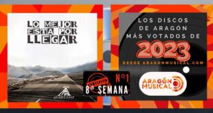 El trabajo 'Lo mejor está por llegar' de Spartans es el más respaldado en la 8º semana de votaciones de discos aragoneses de 2023.