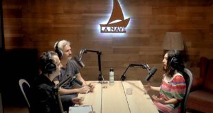 Pilar Almalé durante el podcast 'La Nave' de celebración de los 25º Premios de la Música Aragonesa.