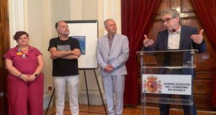 Presentación del Festival Extrarradios en la sede de la Subdelegación del Gobierno en Huesca.