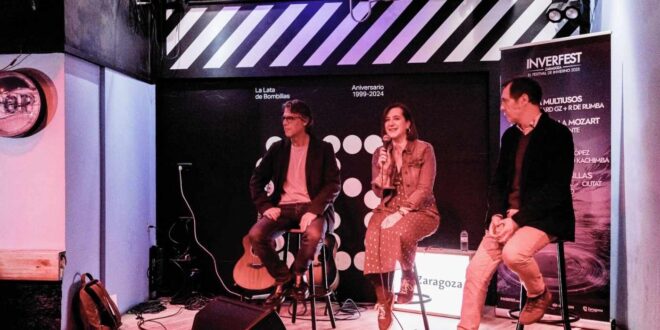 Hoy durante la presentación de la primera edición de Inverfest Zaragoza en La Lata de Bombillas.