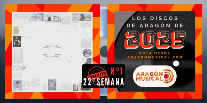 El disco 'Recardelino' de Juanjo Bona es el más apoyado en la vigesimosegunda semana de votaciones de favoritos de 2025.