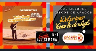 El trabajo 'Desiertos' de Gabriel Sopeña es el más votado en la cuarta semana de votaciones al mejor disco aragonés del primer cuarto de siglo.
