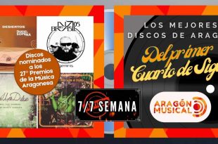 Listado definitivo de Los Mejores Discos de Aragón del Primer Cuarto de Siglo según votos a través de Aragón Musical.